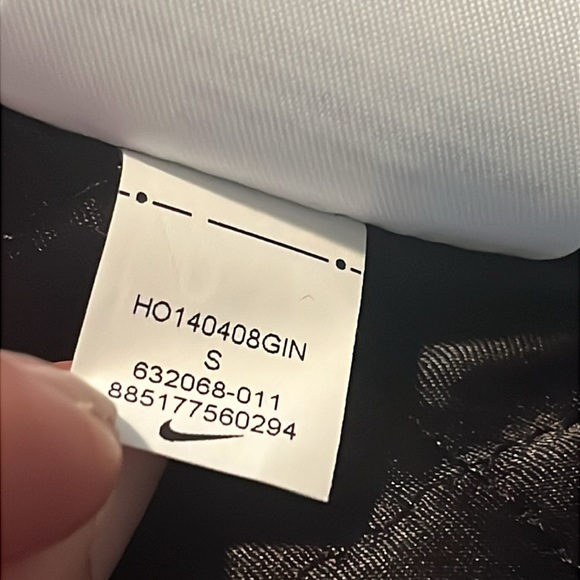 Nike Women's Destroyer Butterfly Black Wool Silver Leather Jacket - Picture 6 of 16